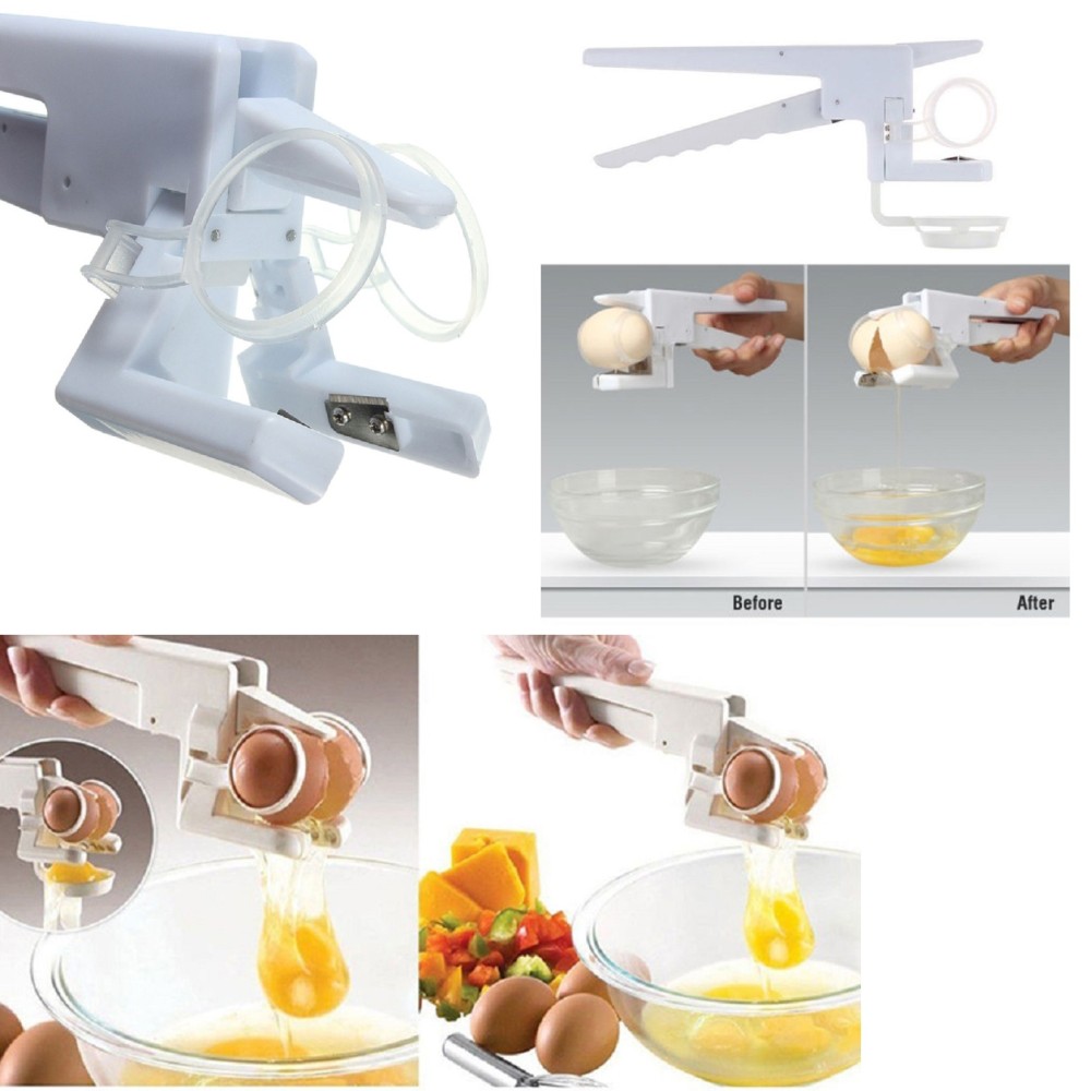 Sistema Easy Pop-Out Coppe per fornelli Egg-Premium Egg Cracker Facile da trasferire Istruzioni per il tempo integrate Bracconieri per uova in silicone per uova sode 