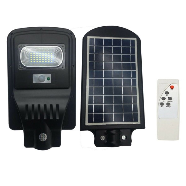 Trade Shop - Lampione Stradale Led 10 W Pannello Fotovoltaico Energia Solare Esterno