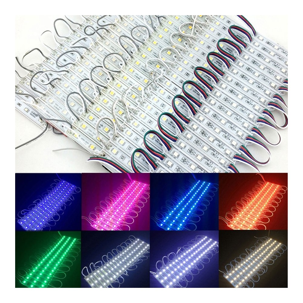 Modulo da 20 pezzi a 3led 5050 - 5630 Multi colore RGB SMD Lampada Impermeabile