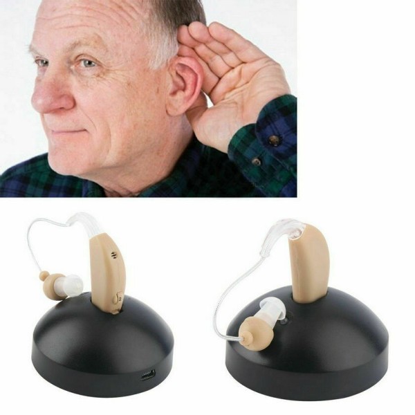 APPARECCHIO ACUSTICO REGOLABILE USB RICARICABILE IN EAR