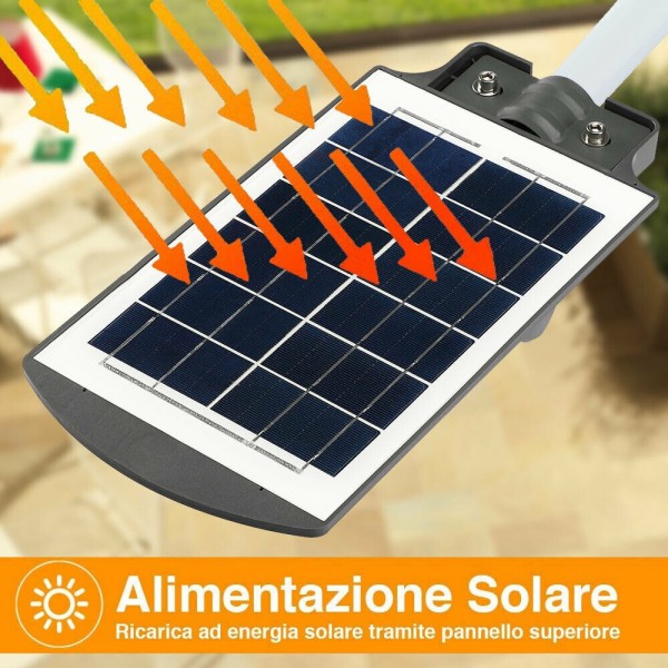 Foco Led Solar 20W, Control Remoto, 120 Led, Sensor Movimiento - Tienda8
