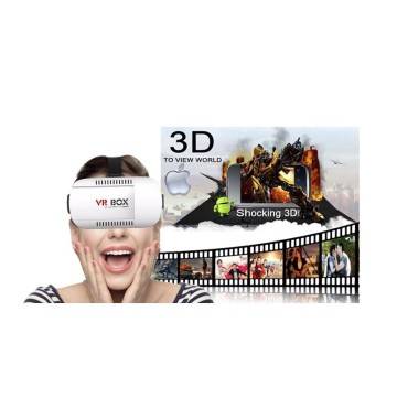 VR BOX OCCHIALI REALTA' VIRTUALE 3D PER IPHONE SAMSUNG GIOCHI VIDEO FILM 360°
