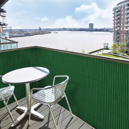 Verde Hengda® Frangivista Canniccio PVC Paravento privacy Frangivento Recinzione giardino per giardino, balcone e terrazza（180X400cm 