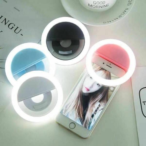 Trade Shop - Anello Luminoso A Led Per Selfie Tik Tok Luce Ring Light Telefono Ricaricabile