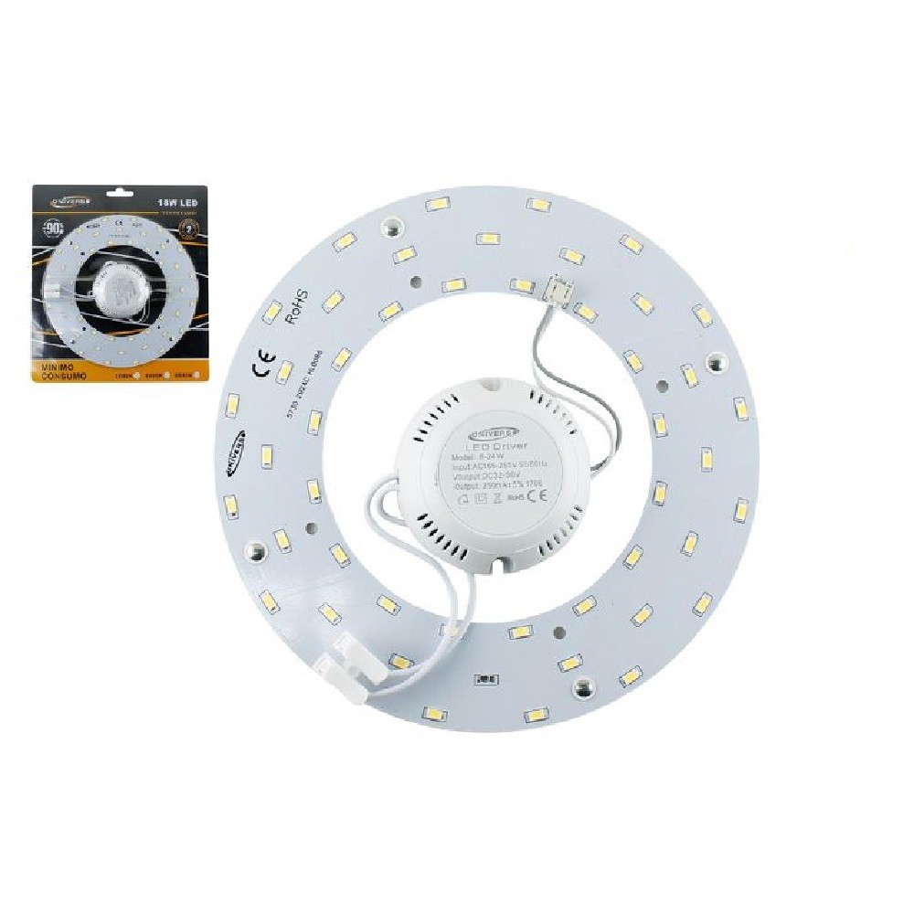BES-34191 - Plafoniere - beselettronica - Circolina LED SMD 18W