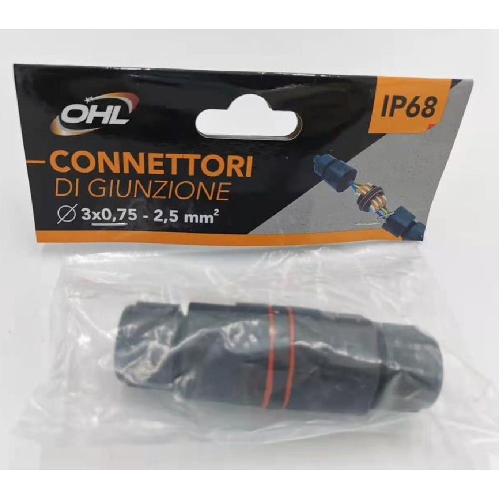 Connettori Impermeabili IP68 AC/DC 10mm A Vite – 2/3/4 Poli – Giunzione Cavo