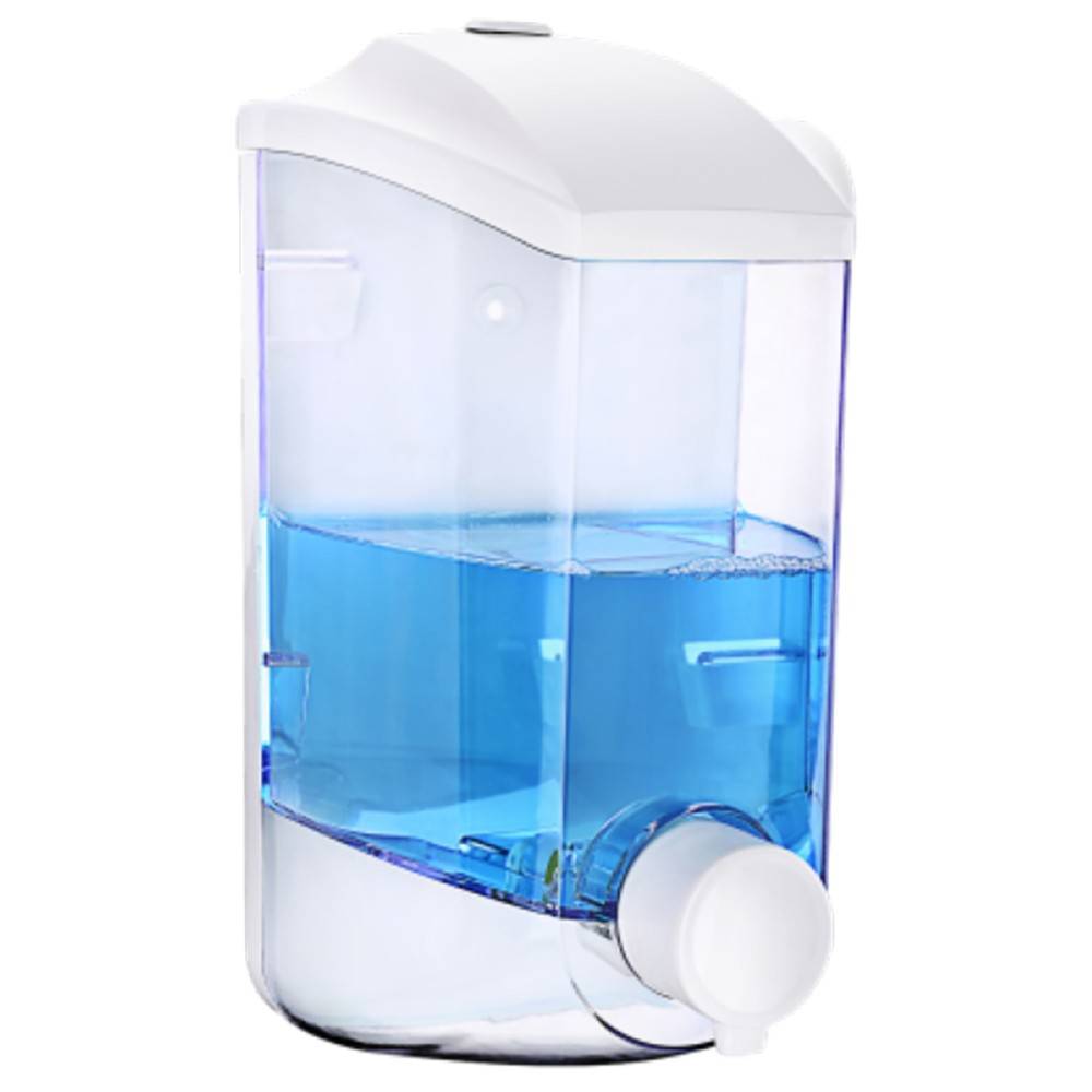 WENKO Distributore di sapone Aquamarin - Dispenser sapone liquido