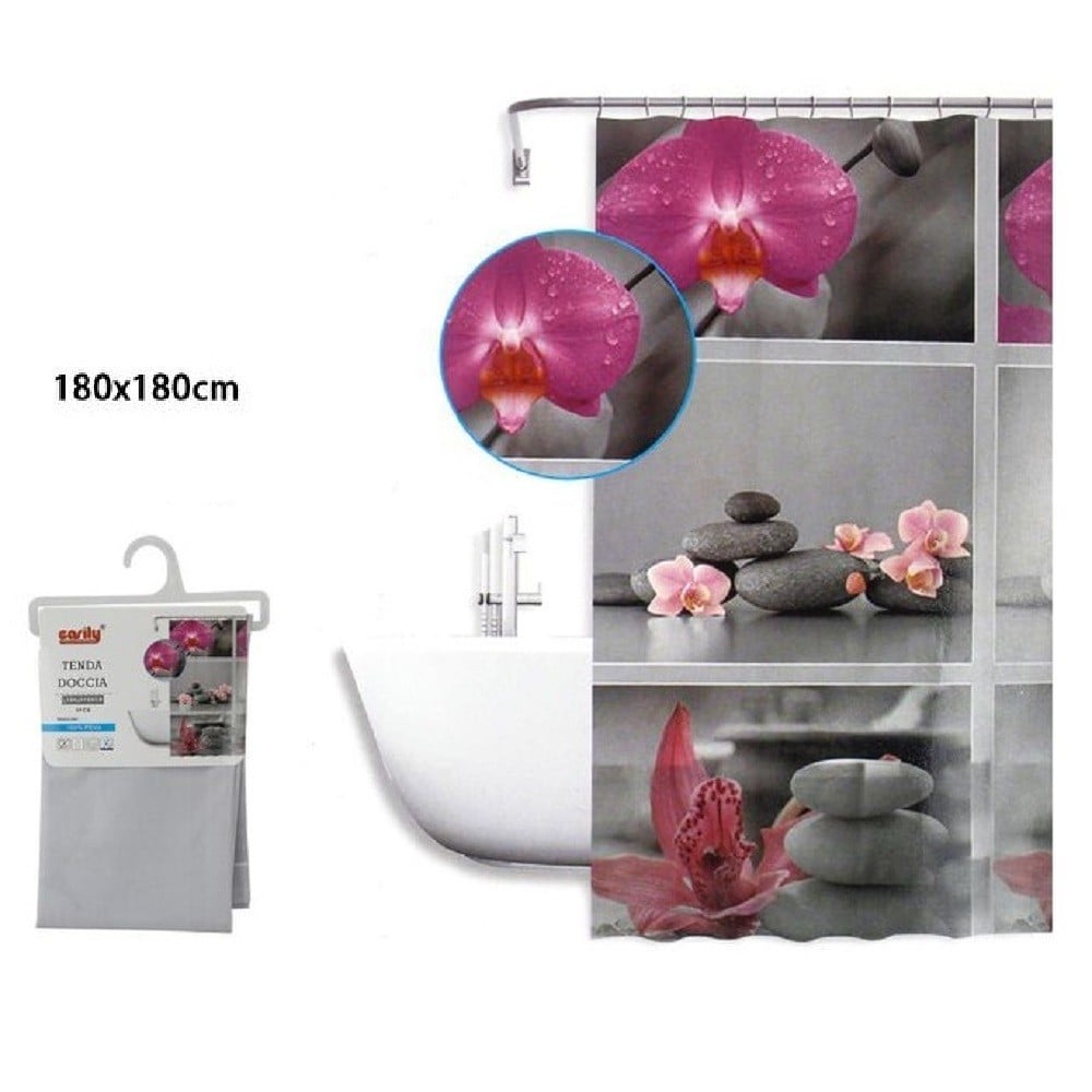Tenda da doccia, antimuffa impermeabile 180x200cm tessuto antibatterico