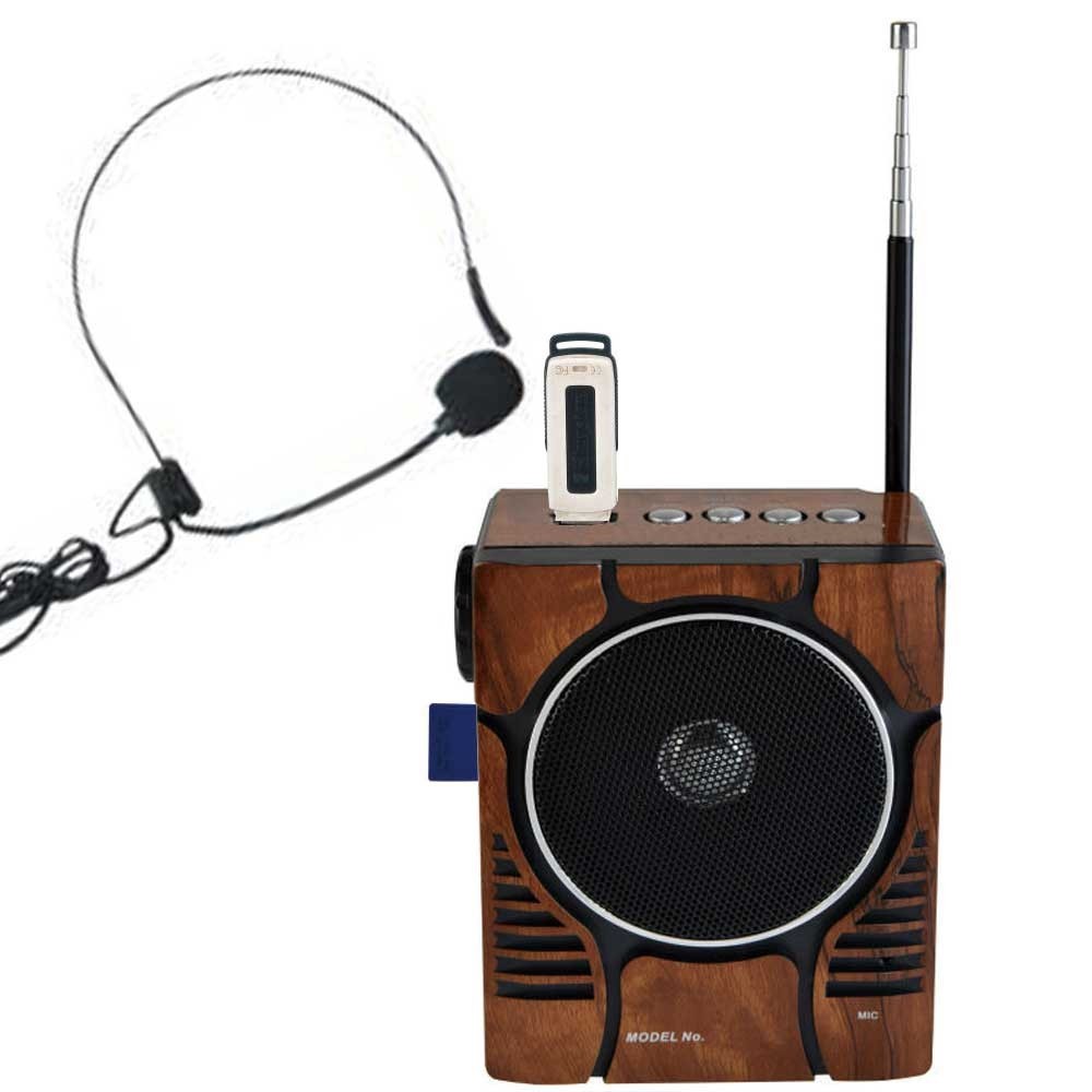 CASSA RICARICABILE SPEAKER CON TORCIA E MICROFONO RADIO FM KARAOKE USB MP3 SD