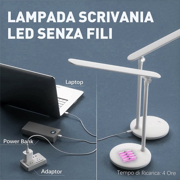 Lampada LED SMART WiFi RGB tavolo scrivania comodino luce touch ambiente