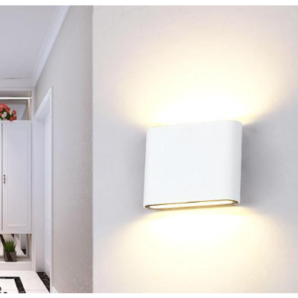 Faretto led da soffitto 20W cilindro bianco in alluminio plafoniera lampada  moderna luce calda naturale fredda
