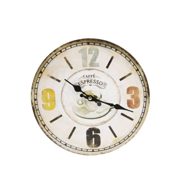 Orologio Da Parete Stile Vintage Effetto Legno Anticato Misura 28x28