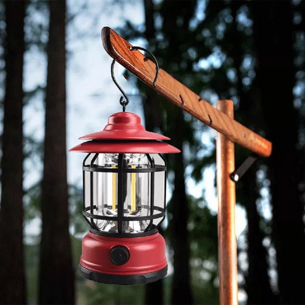 Portatile Luce di Campeggio Della Tenda AAA 18650 Lanterna LED 4