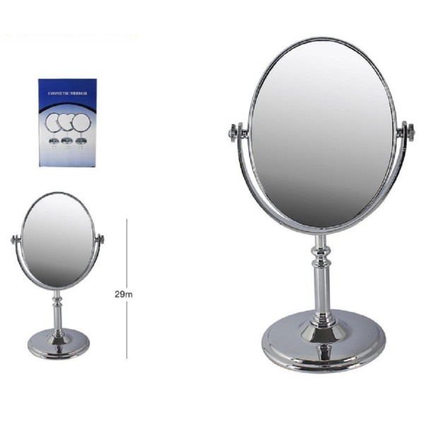 Drsyffsup Specchio ovale da appendere al soffitto, per trucco da bagno Specchio  da bagno per bagno da barba, specchietti da parete, specchio da appendere  personalizzabile - Oro (Size : 50cmx60cm) : 