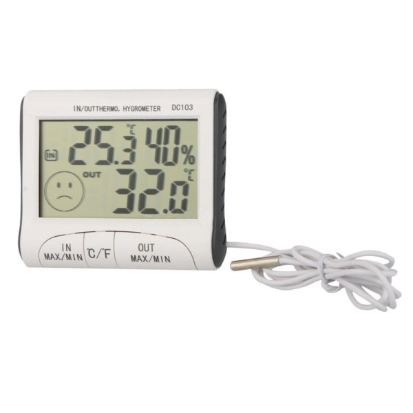 Termometro digitale per alimenti TP103 nero