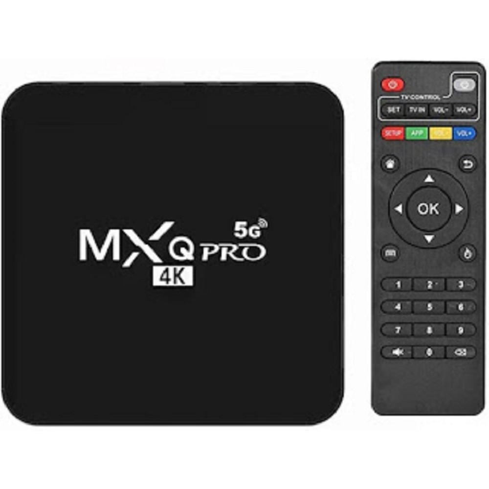 SMART TV BOX 4K Q-A400 4K 5G MXQ PRO ANDROID 11 WIFI 4G 64GB QUAD CORE