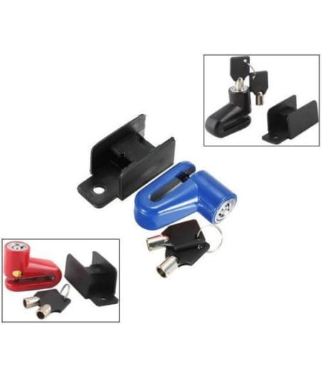 Lucchetto Bloccadisco Antifurto Per Moto Scooter Bici Senza Allarme Con 2 Chiavi 38539643 - 9