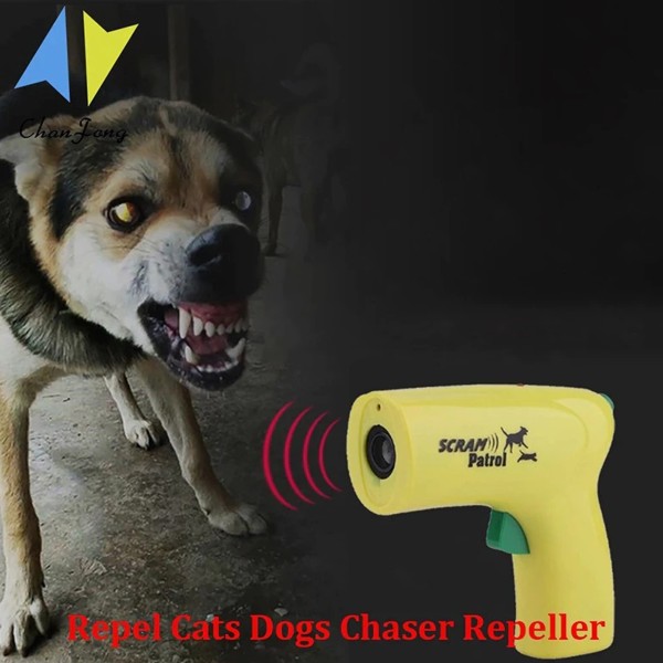 Attrezzatura antiabbaio ad ultrasuoni con dispositivo di addestramento per  cani con torcia a LED repellente per cani portatile repellente per il  controllo dell'abbaio - AliExpress
