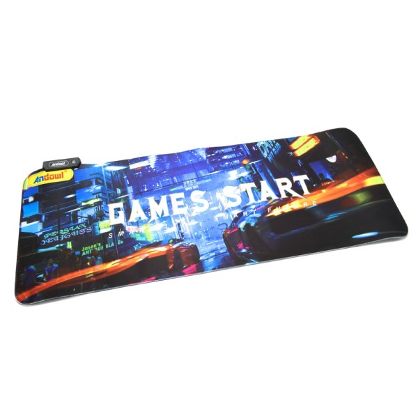 TAPPETINO GAMING MOUSE PAD I GIOCHI INIZIANO CON LED RGB OUTLINE 80 X 30CM Q-R10