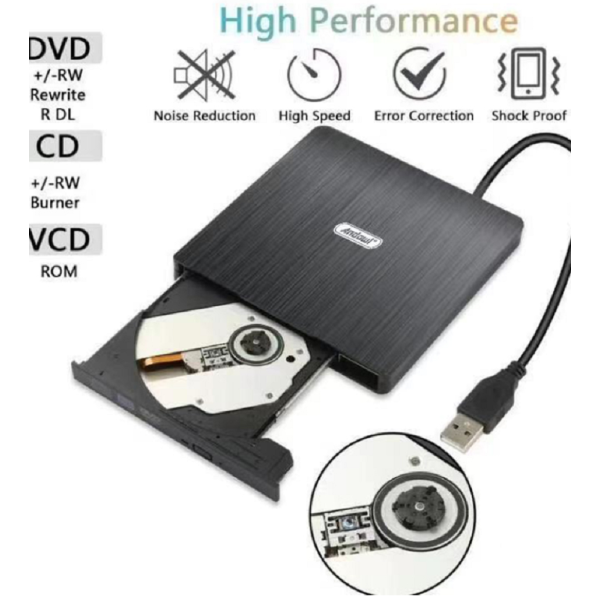 Lettore DVD esterno USB 3.0 type-c CD DVD disco portatile lettore di  masterizzatori CD per