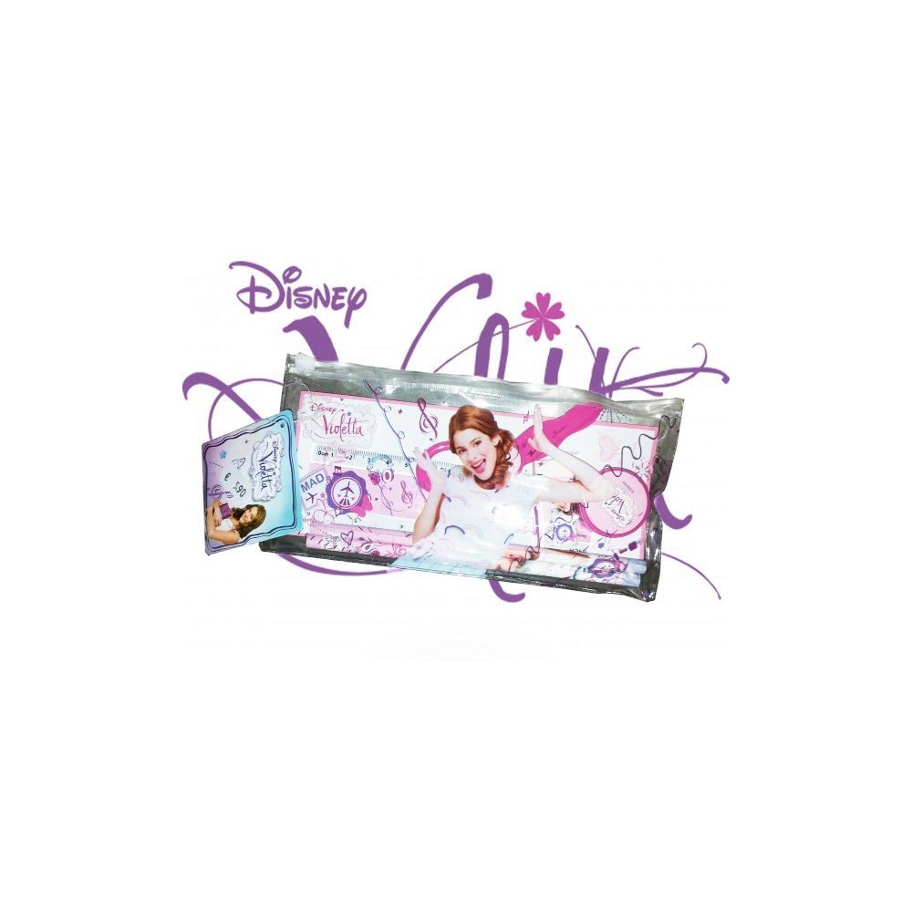 Bustina Portapenne Disney Violetta con accessori