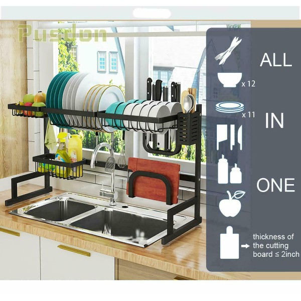 KitchenOrganizer, Organizzatore regolabile per asciugare i piatti,  scolapiatti regolabile – Netscroll