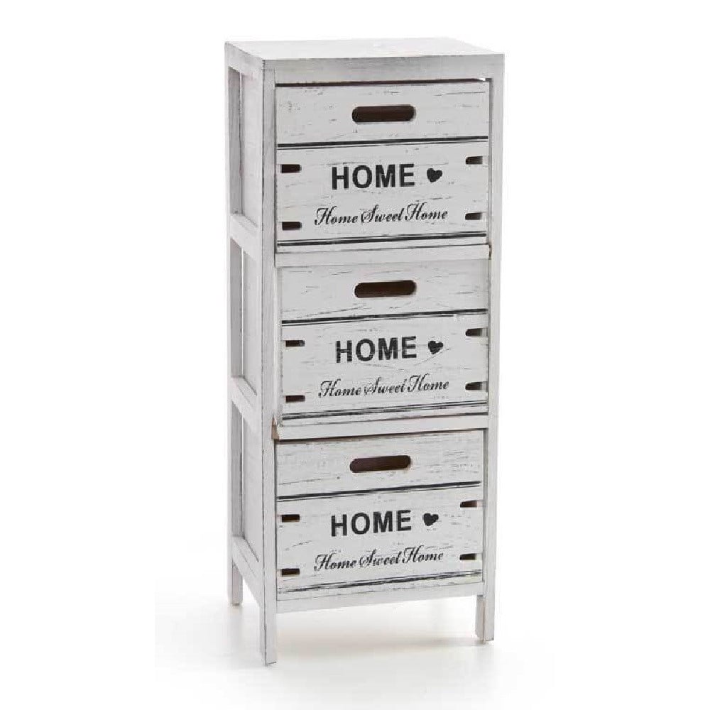 Cassettiera 4 Cassetti Per Soggiorno Cucina Bagno Fatto In Italia Cm - 9