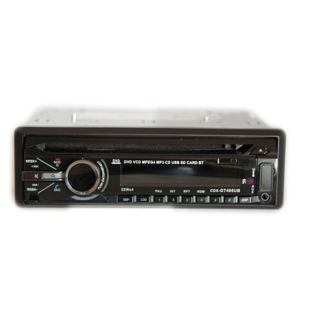 AUTORADIO STEREO BLUETOOTH CON FRONTALINO ESTRAIBILE RADIO MP3 USB SD DVD 52Wx4