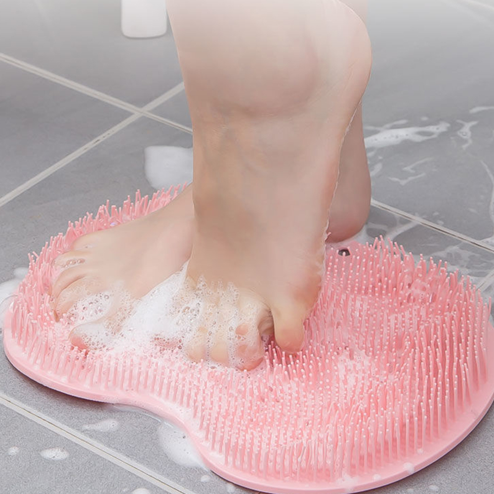 Acquista Massaggiatore per piedi doccia Tappetino antiscivolo Design  multifunzionale a ventosa Spazzola per massaggio da bagno Fornitura per il  bagno