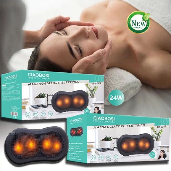 COMPRARE WEB - Cuscino Elettrico Massaggiatore Cervicale Impulso  Elettromagnetico Collo Schiena - ePrice