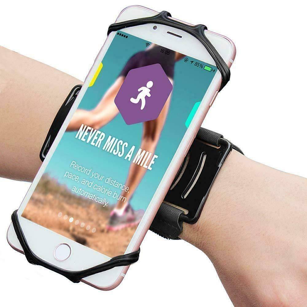 2022 creativo in esecuzione porta telefono fascia da braccio cintura  ciclismo palestra sport supporto per telefono cellulare 360 ° girevole  supporto