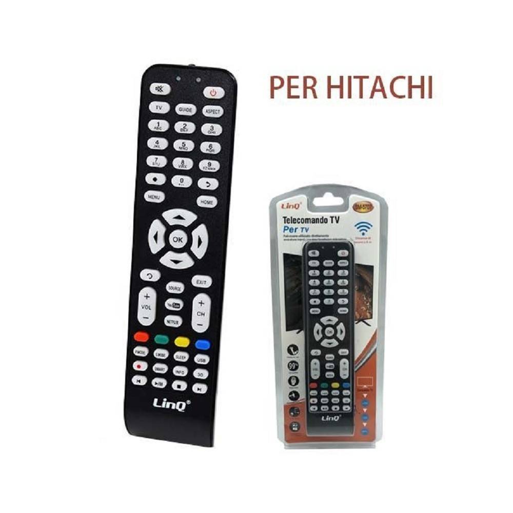 TELECOMANDO PER TV HITACHI LED LCD HT-5729 UNIVERSAL REMOTE CONTROL
