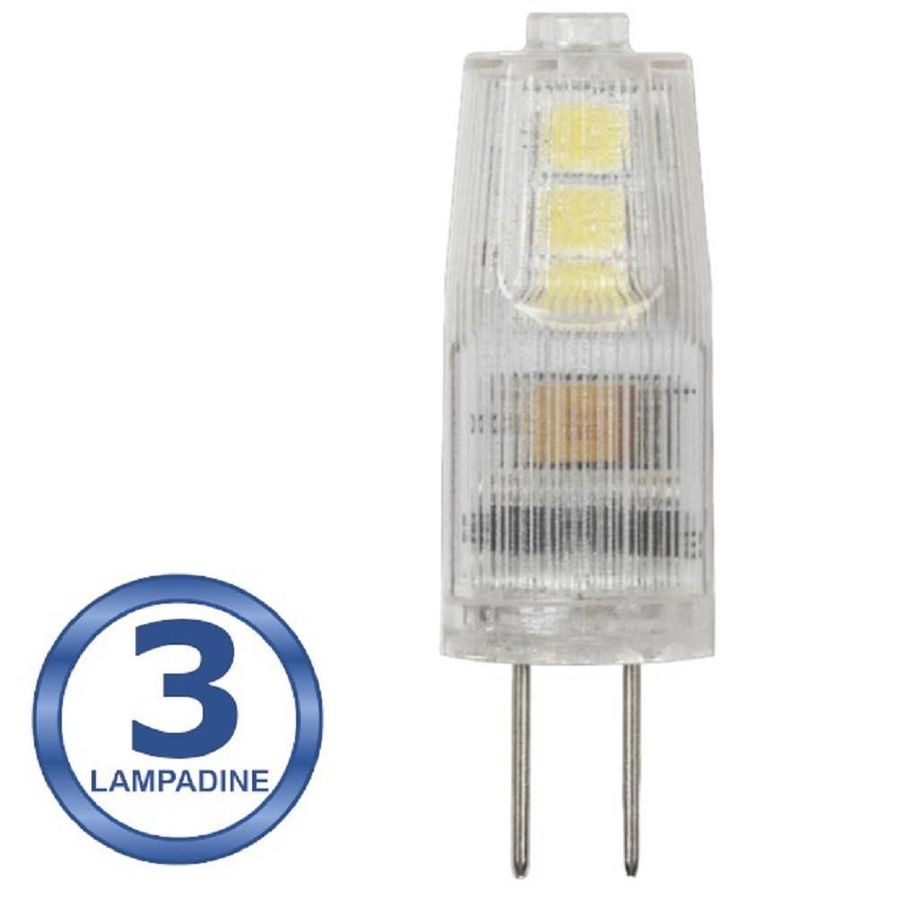 3 LAMPADINE LED G4 1.5W LUCE 3000K 4000K 6500K SPARDC-G4-1.5W-001