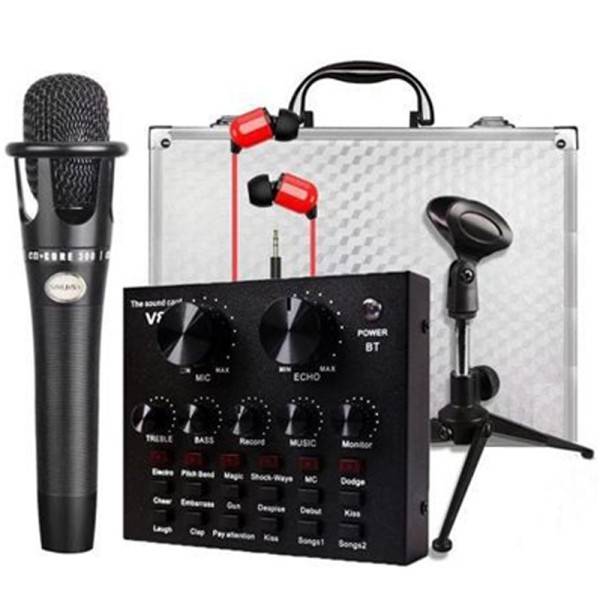 Scheda audio esterna live bluetooth per dirette streaming con microfono  HP-202