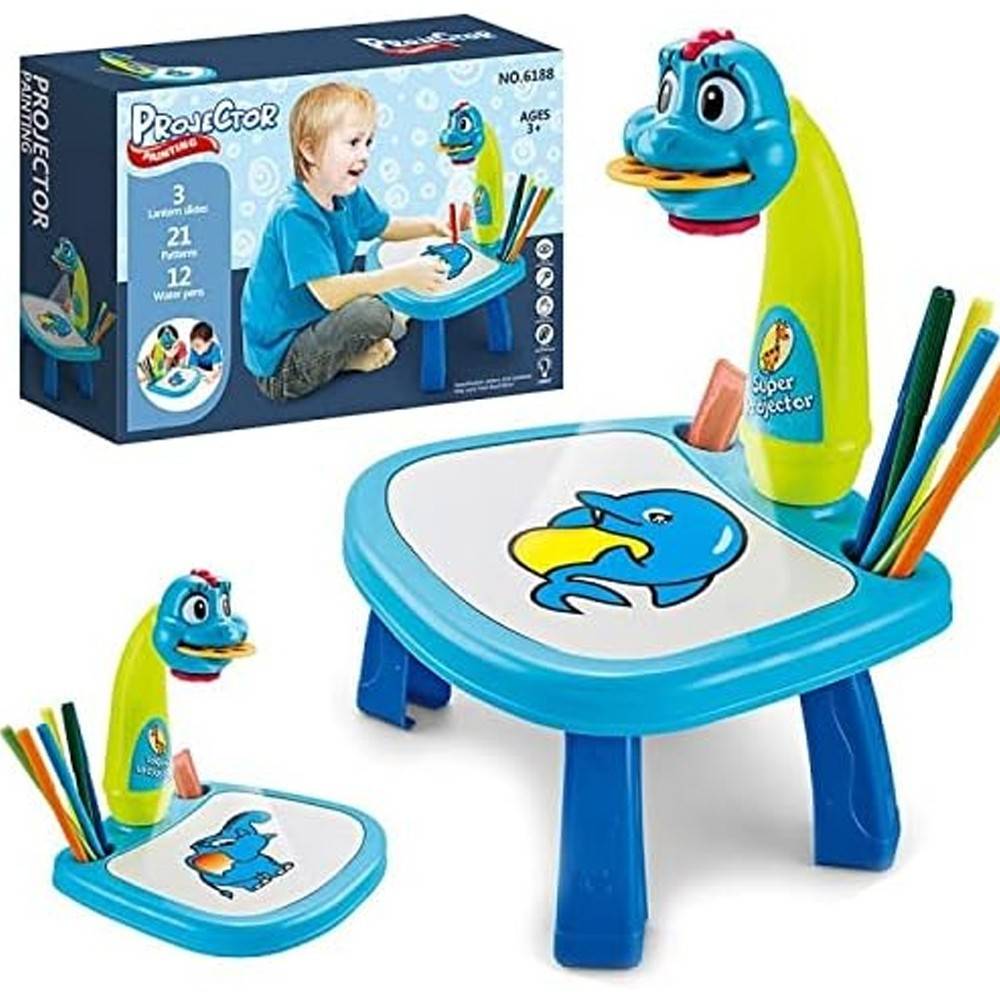 Bambini Led proiettore tavolo da disegno giocattoli bambini pittura  scrivania arti mestieri apprendimento educativo strumenti di pittura  giocattolo per regalo