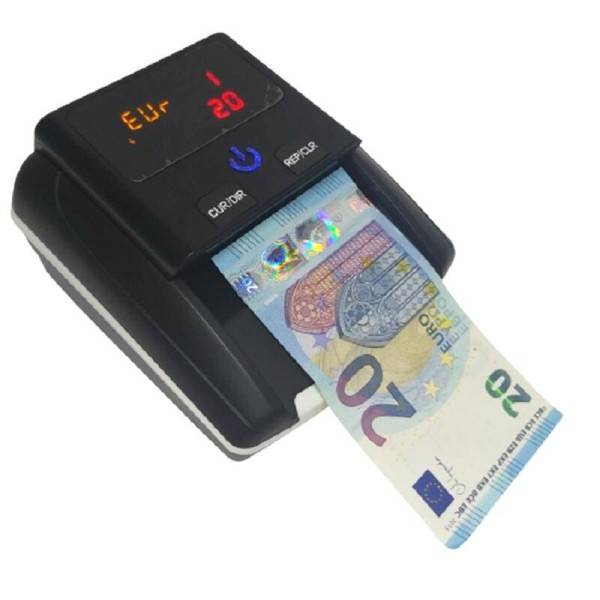 Conta-verifica banconote HolenBecky HT 6600 nero/silver controlli