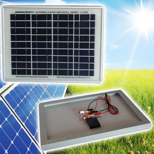 Caricabatterie solare per batterie auto 1,8W/12V