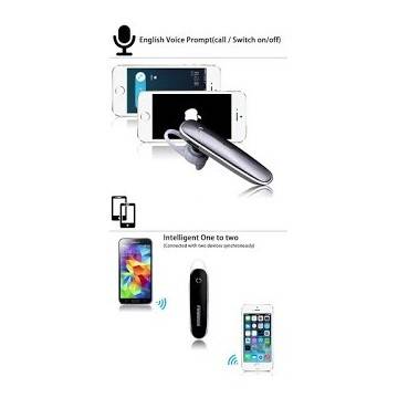 Auricolare Bluetooth V4.0 HD ricevitore telefonico microfono iPhone Samsung