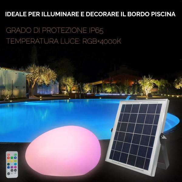 Lampioncino Led Luce Colorata Rgb - Illuminazione per piscine
