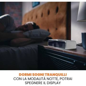 Sveglia Digitale con Ricarica Wireless - Risveglia la Tecnologia