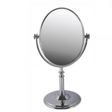 Trade Shop - Specchio Da Tavolo Zoom 3x Con Supporto + Rotazione 360 Gradi  Donne Bellezza