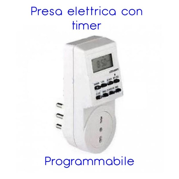 Ecova Timer Presa Elettrica Programmatore Giornaliero Meccanico