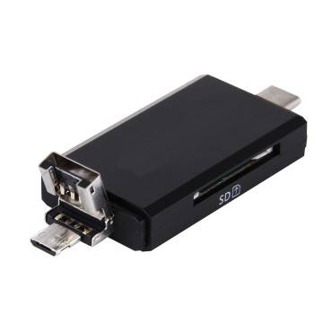 TIPO-C ADATTATORE OTG MICRO USB USB 2.0 SD Micro SD CARD READER PC SMARTPHONE