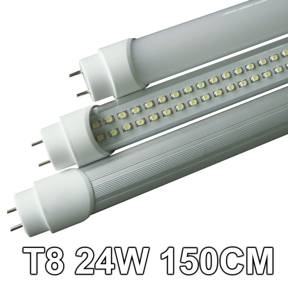 TUBO NEON LED 24W "150 CM" T8 348 SMD LED LAMPADINA FREDDA LAMPADA