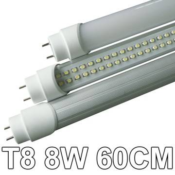 TUBO NEON LED 8W "60 CM" T8 120 SMD LED LUCE BIANCA FREDDA O CALDA 6500K O 3000K