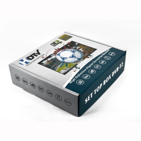 DECODER RICEVITORE DIGITALE TERRESTRE HDMI 1080P 3D TV DVB-T2 USB TELECOMANDO