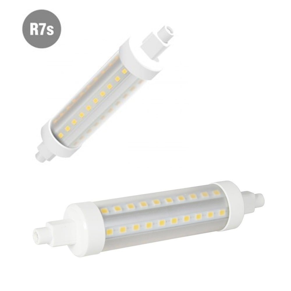 LAMPADINA LAMPADA LED R7S 118MM LED 2835 SOSTITUZIONE ALOGENA 6500K 8W 360°