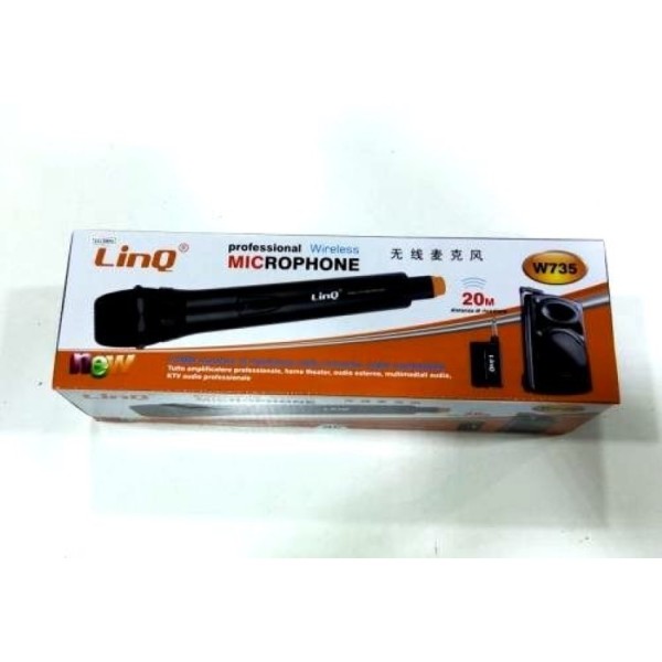 Linq Microfono dinamico unidirezionale Senza Fili Wireless W735 