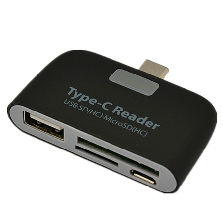 LETTORE SCHEDE CARD READER OTG MICROUSB PER SMARTPHONE ANDROID