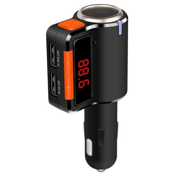 TF di Sostegno App GPS Car Finder Funzione Lettore MP3 Bluetooth Vivavoce Chiamata Kit per Auto con Porta USB di Ricarica Mini Trasmettitore FM 